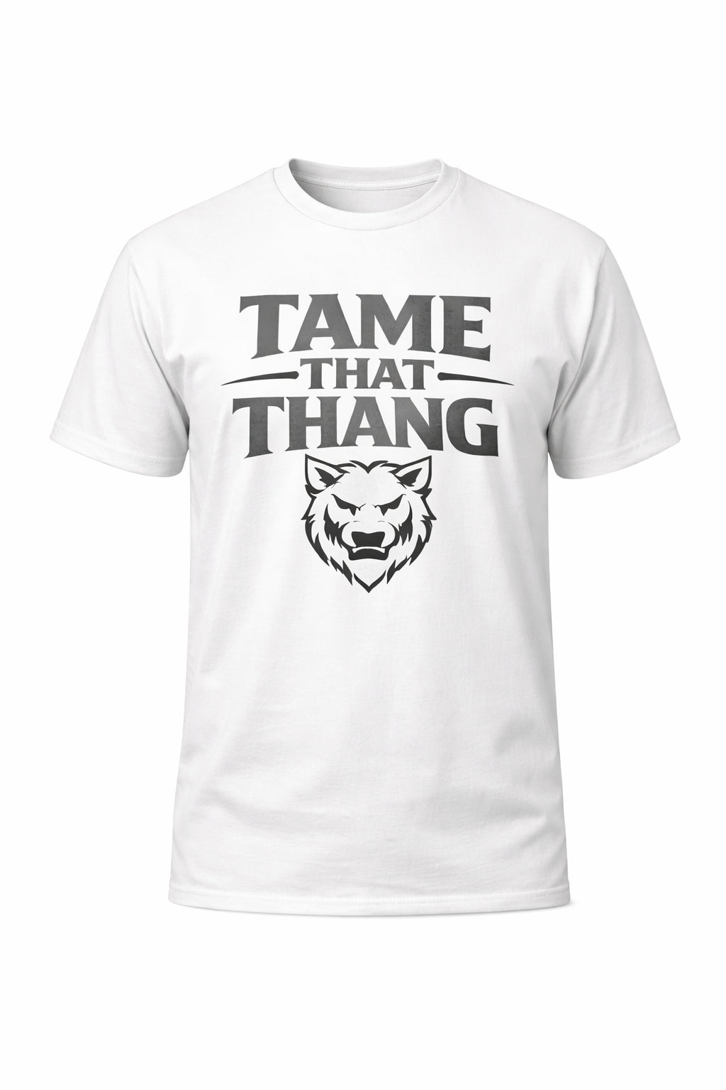 Tame That Thang Graphic Tee in white by KimiCoco Designs