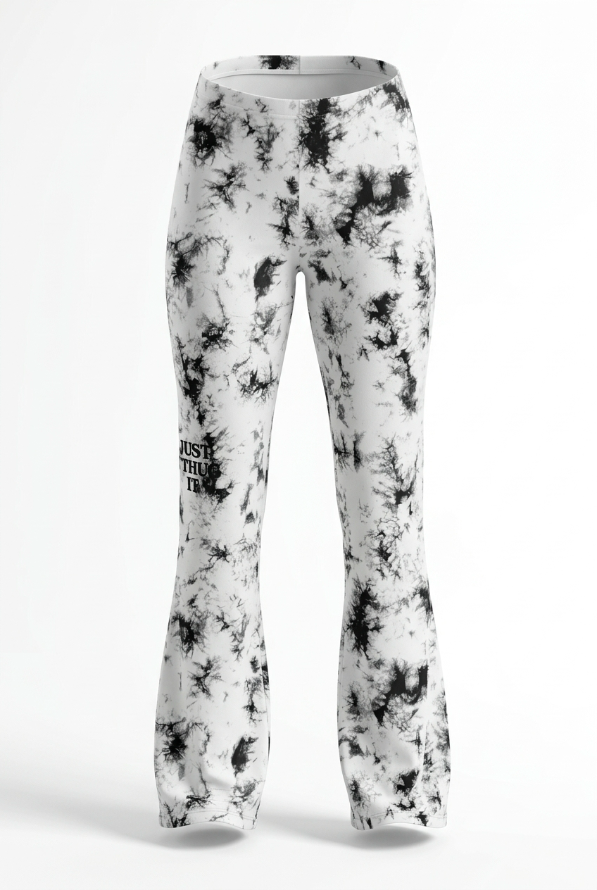 KimiCoco Designs Full Flared Tie-dye Leggings – TTHUG™ Activewear