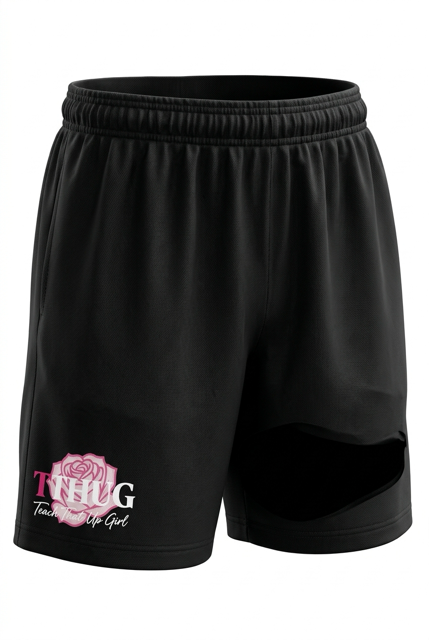 KimiCoco Designs TTHUG running shorts with pockets
